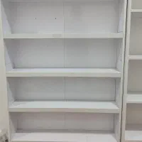 استند|کتابخانه، شلف، قفسه‌های دیواری|کاکی, |دیوار