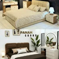 تخت و سرویس خواب ها دو نفره و تک نفره پناه چوب