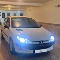 پژو 206 تیپ 2 سفید مدل 1397