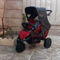 کالسکه دوقلو خارجی/برای پیاده روی طولانی وسیسمونی
