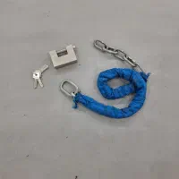 زنجیر و قفل موتور فولادی ضد قیچی