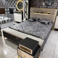 سرویس خواب نارمک 6تیکه پاف دار -زرکالا