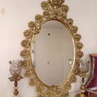 اینه شمعدان برنز