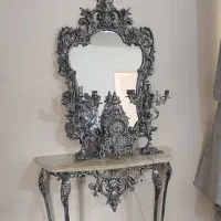 آینه و شمعدان آلیاژ