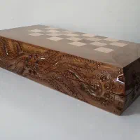 تخته نرد ریشه و تنه گردو