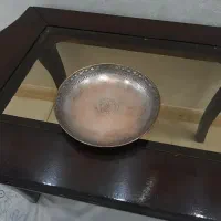 بشقاب مسی قلم کهنه قاجاری