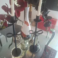 شمعدون و گل وگلدون
