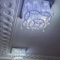 لوستر کریستالی سایز ۵۰در۵۰