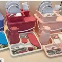پک مسافرتی ۷۰پارچه گلبهی نو نو