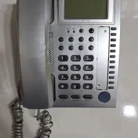 ۲ تا تلفن رو میزی با سیم