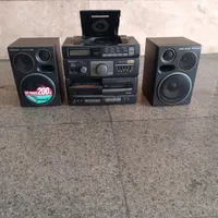 پاناسونیک دو کاست و cd|سیستم صوتی خانگی|تهران, قبا|دیوار