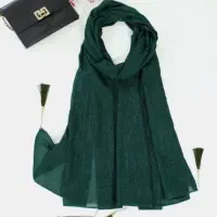 روسری مجلسی سبز