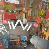 جعبه ابزار آهنی فلزی با کیفیت دوطبقه ۴۰ سانت