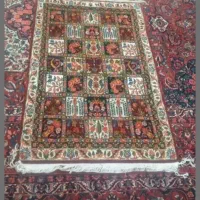 سلام یک فرش دستبافت خانگی تازه بریده شده