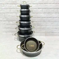 قابلمه ۱۴ پارچه لونه زنبوری . قابلمه ۷پارچه SEMENS