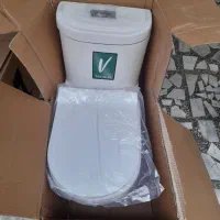 توالت فرنگی خروجی تخلیه بزرگ پشت بلند دوزمانه