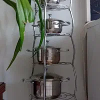 سرویس قابلمه تمام استیل جنس سنگین وترک