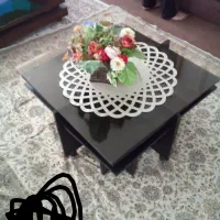 میز با شیشه و عسلی و صندلی سالم ارزان