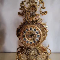 ساعت وشمعدان های برنجی مدل فرانسه