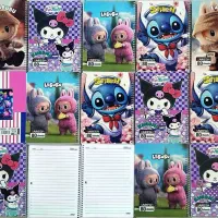 دفترتک سیم جلدطلقی خط ابی