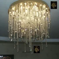 لوستر سقفی متریال یک تابش فروز نازل ترین قیمت|لوستر و چراغ آویز|مشهد, گرجی علیا|دیوار