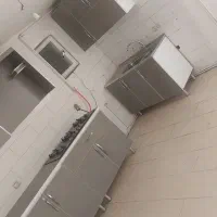 کابینت تمام MDF با گاز و سینک