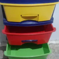 دراور وسایل کشویی پلاستیک  ۴ کشویی بزرگ