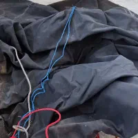 چادر نیسان ۳×۴ نو ،کلا پنج بار استفاده نشده