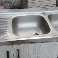 کابینت سینک دار دو لگنه