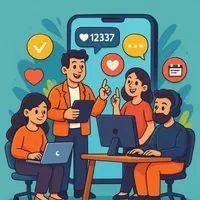 ادمین و تولید محتوا با تیم حرفه‌ای