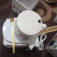 لیوان آلمنتی و حرارتی و نمک دان سه تیکه استیل