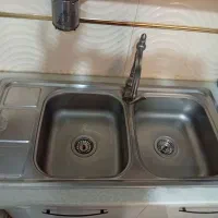 سینک استیل برند الماس درحد نو