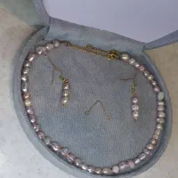 مروارید طبیعی دریا اصل رنگ کمیاب صورتی