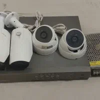 ۴ دوربین مداربسته همراه دستگاه و هارد و تغذیه