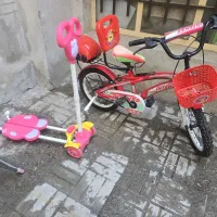 دوچرخه سایز ۱۶ و اسکوتر پروانه ای