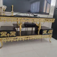 زیر تلویزون برنجی عطیقه