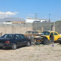 مرکز اسقاط خودرو تصادفی دوتکه سوخته اسقاطی