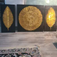 سه عدد تابلو طلایی