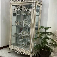 ویترین سفید کرمی نو