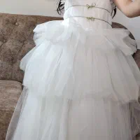 لباس عروس بچگانه 10 سال در حد نو