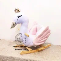 راکر طرح قو سایزبزرگ و کوسن طرح قو