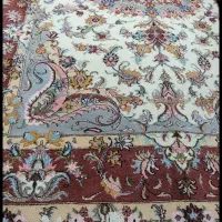 یک جفت فرش ۹متری گل ابریشم سالاری