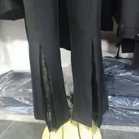 شلوار زنانه مجلسی مدل دنپا چاکدار