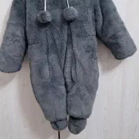 سرهمی ضخیم کلاه دار همراه پاپوش