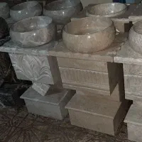 روشویی سنگ طبیعی