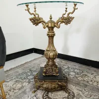 فروش خریدار آیینه شمعدان و لوستر برنجی