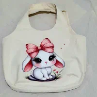 کیف خرید پارچه ای وتت بگ