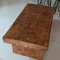 زیرقیمت میزوسط چوب درجه یک درحدنوبه همراه چهارعسلی