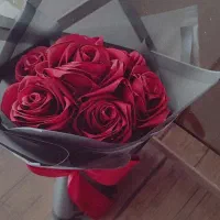 دسته گل رز روبانی آماده و سفارشی
