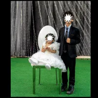 لباس عروس و کت شلوار بچگانه